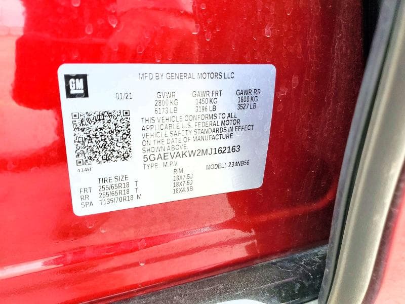 2021 BUICK ENCLAVE ESSENCE 13