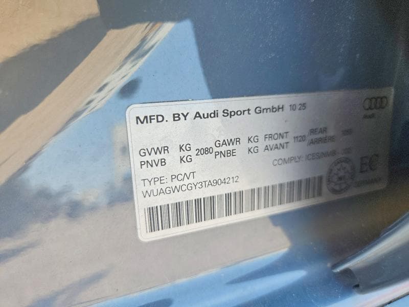 2026 AUDI RS3 12