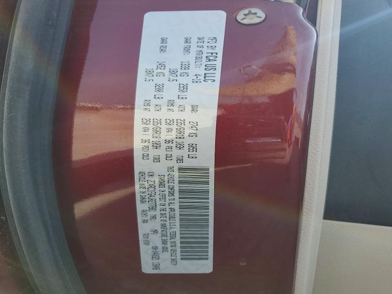 2018 CHRYSLER PACIFICA TOURING PLUS 13