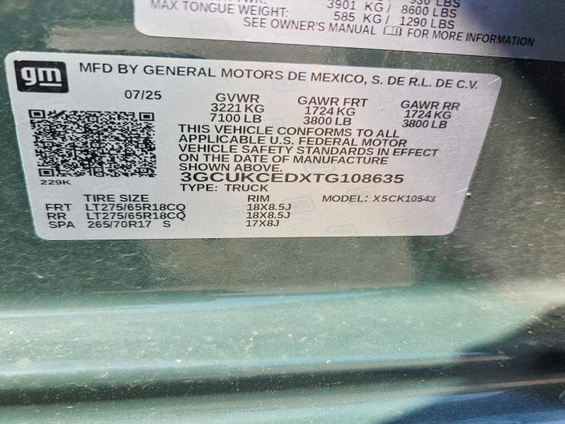 2026 CHEVROLET SILVERADO K1500 TRAIL BOSS CUSTOM 12