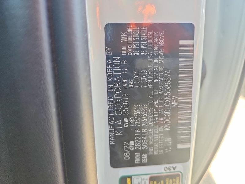 2022 KIA EV6 WIND 12