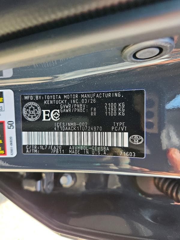 2026 TOYOTA CAMRY LE LE 13
