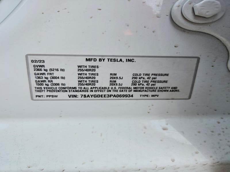 2023 TESLA MODEL Y 13