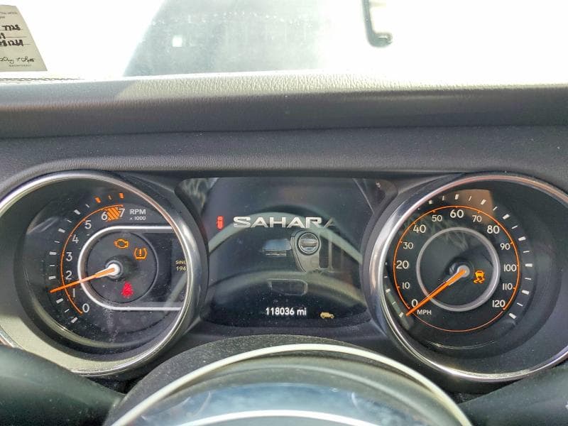 2019 JEEP WRANGLER UNLIMITED SAHARA 9