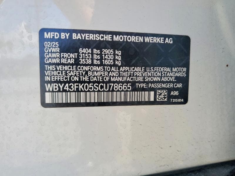 2025 BMW I5 M60 12