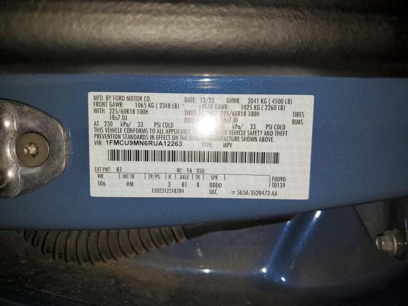 2024 FORD ESCAPE ST LINE ST LINE 13