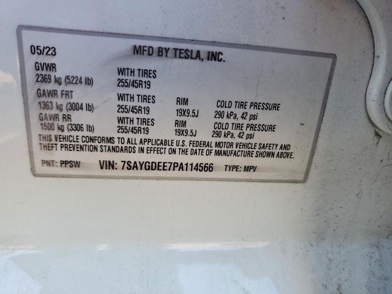 2023 TESLA MODEL Y 13