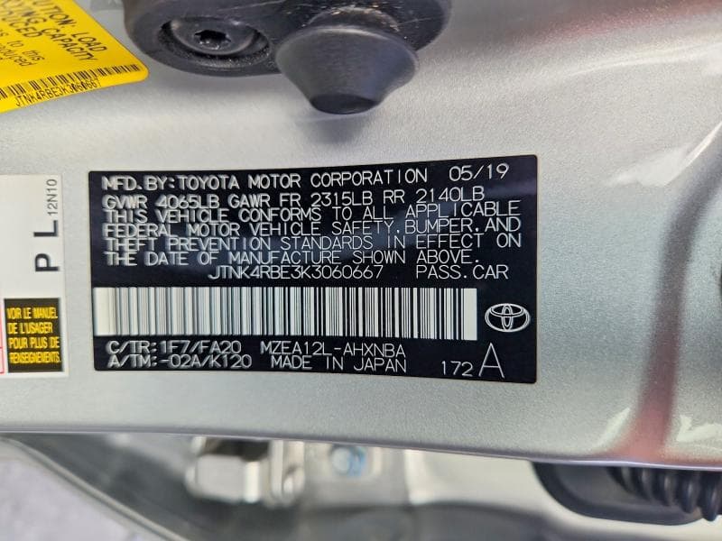 2019 TOYOTA COROLLA HATCHBACK SE SE 13