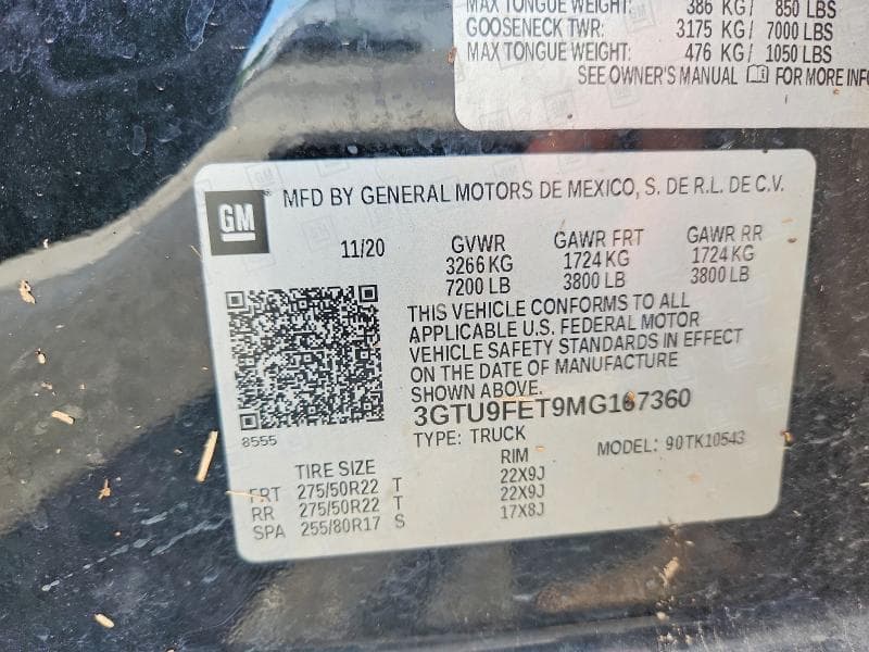 2021 GMC SIERRA K1500 DENALI 13