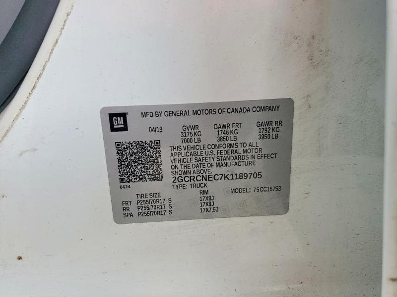 2019 CHEVROLET SILVERADO LD C1500 12