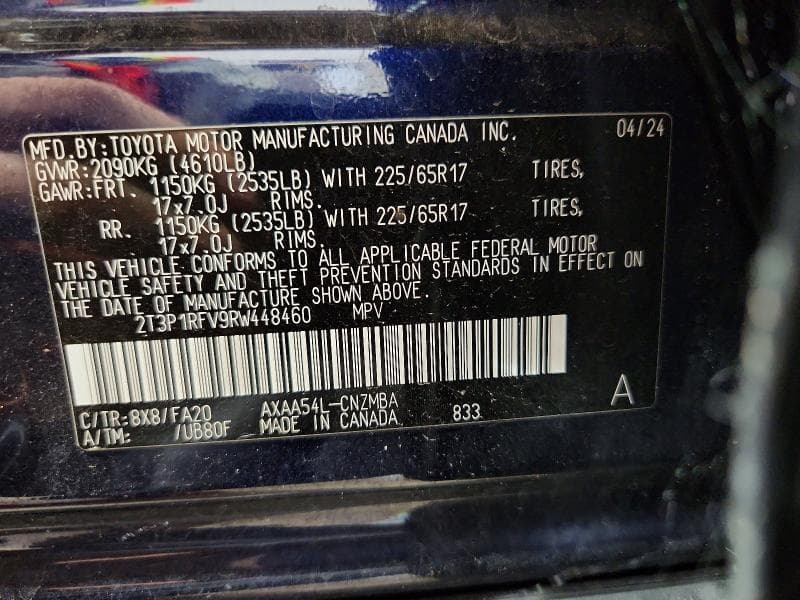 2024 TOYOTA RAV4 XLE 14