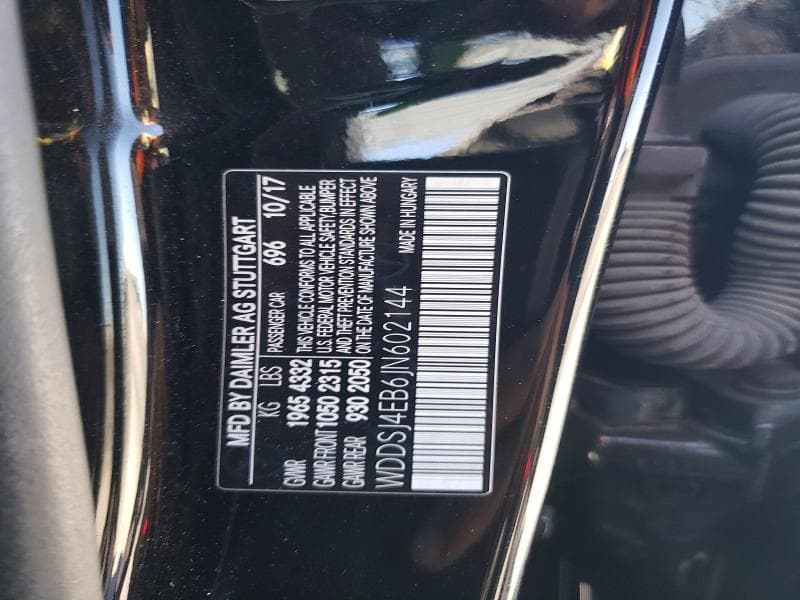 2018 MERCEDES-BENZ CLA 250 12