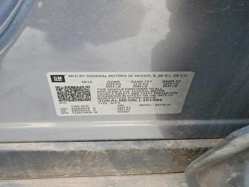 2020 GMC TERRAIN SLE 13