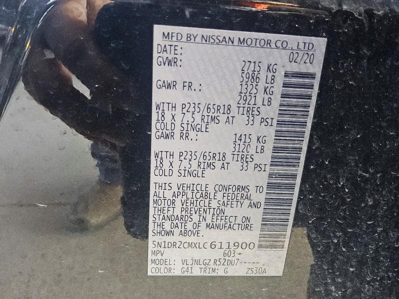 2020 NISSAN PATHFINDER SL 13
