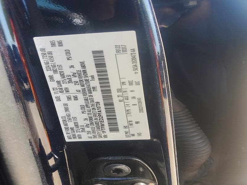 2023 FORD F150 SUPERCREW 12