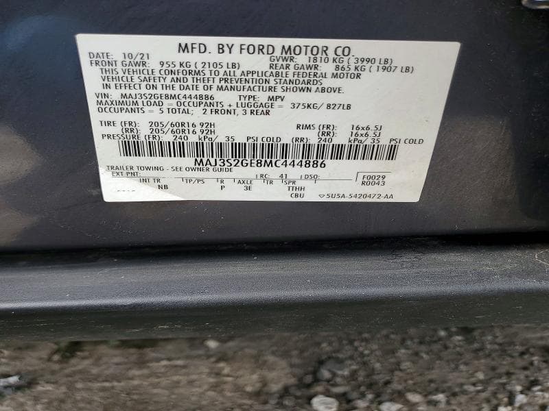 2021 FORD ECOSPORT SE SE 13