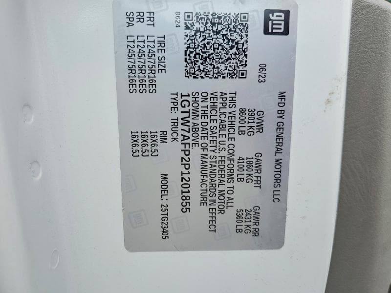 2023 GMC SAVANA G2500 CARGO G2500 PARATRANSIT 13