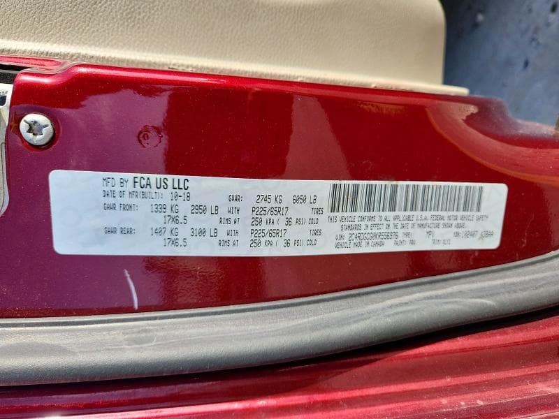 2019 DODGE GRAND CARAVAN SXT 13
