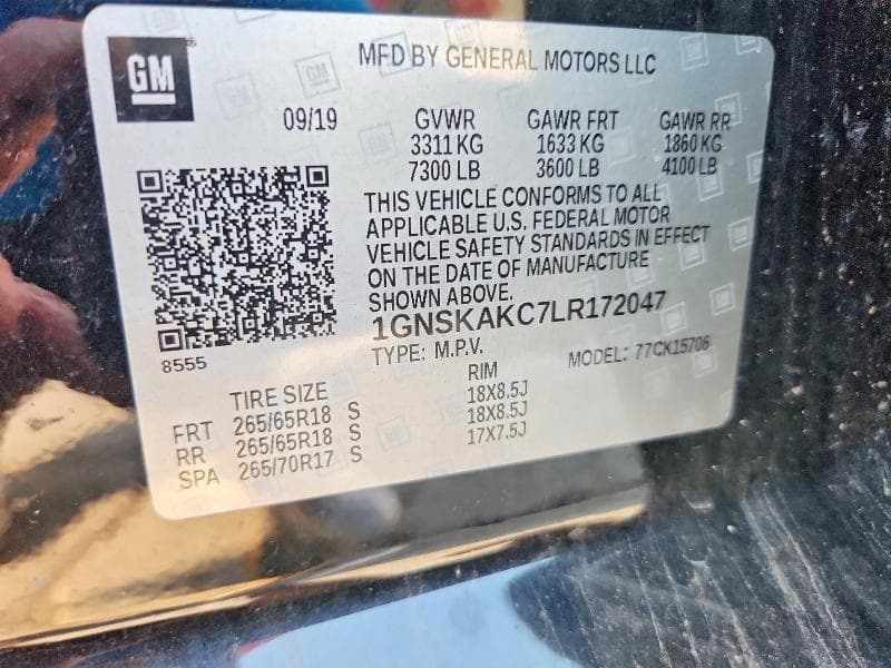 2020 CHEVROLET TAHOE K1500 LS 13