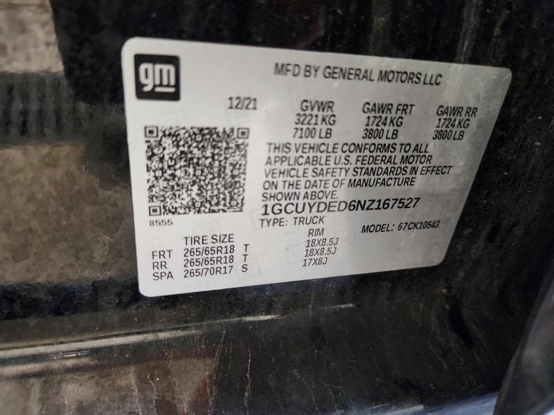2022 CHEVROLET SILVERADO LTD K1500 LT K1500 LT 12