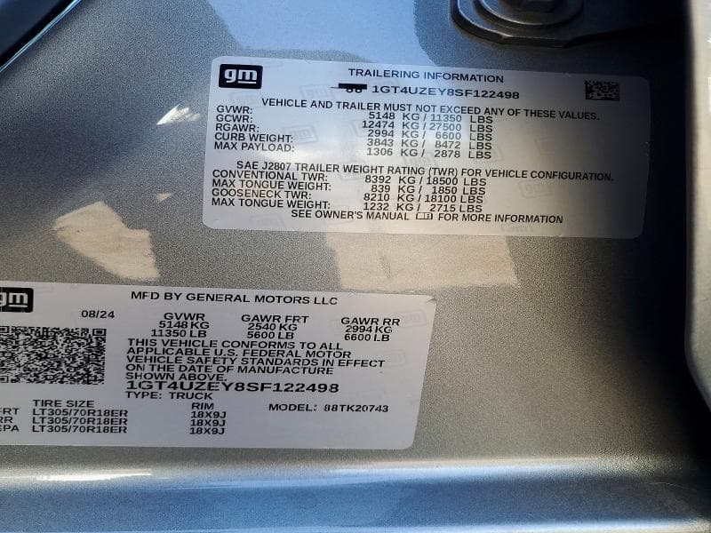 2025 GMC SIERRA K2500 AT4X 12