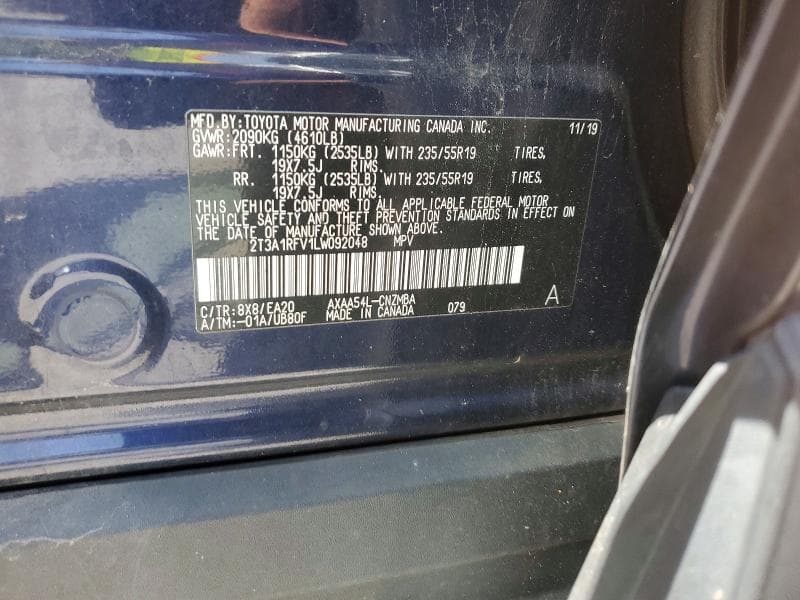 2020 TOYOTA RAV4 XLE PREMIUM 13