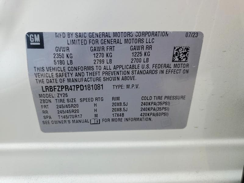 2023 BUICK ENVISION ESSENCE 13