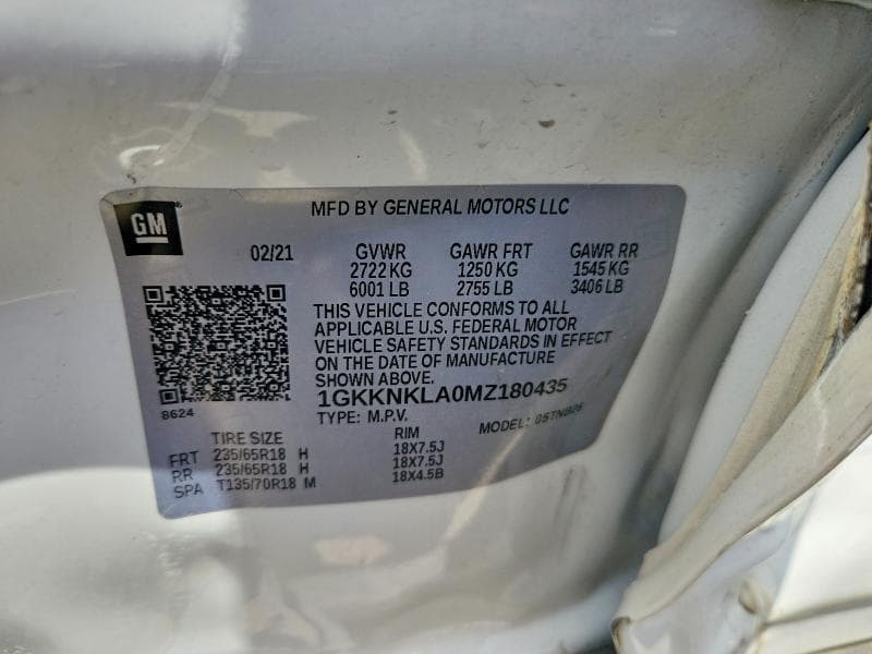 2021 GMC ACADIA SLE 14