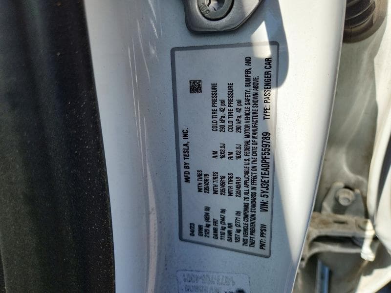 2023 TESLA MODEL 3 13