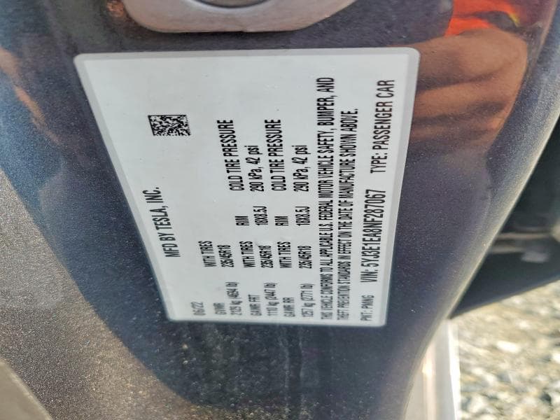 2022 TESLA MODEL 3 12