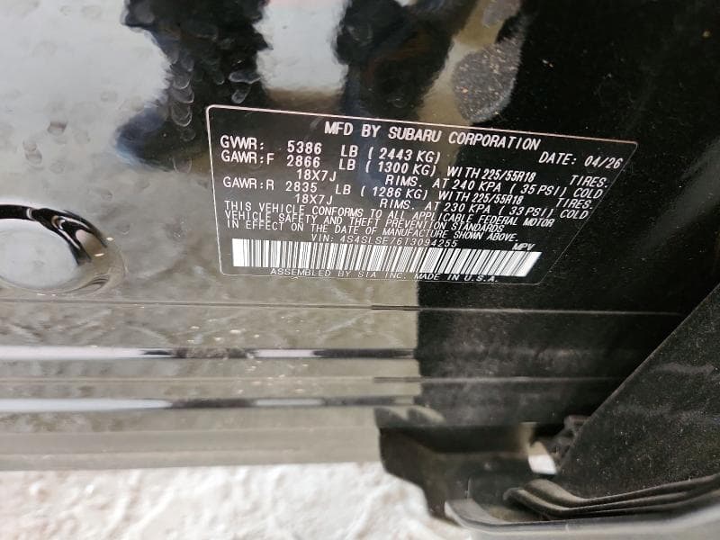 2026 SUBARU FORESTER PREMIUM PREMIUM 12