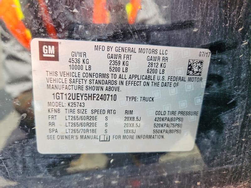 2017 GMC SIERRA K2500 DENALI 12