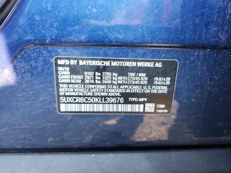 2019 BMW X5 XDRIVE40I XDRIVE40I 13