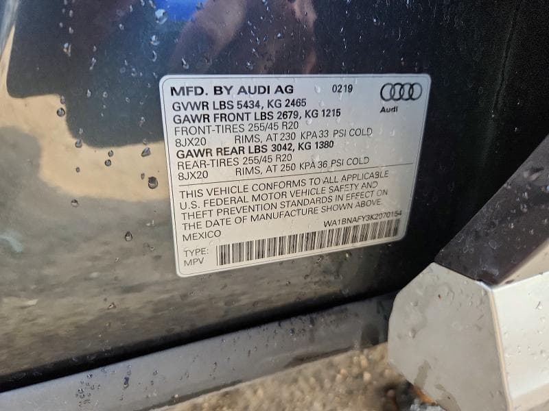 2019 AUDI Q5 PREMIUM PLUS 12