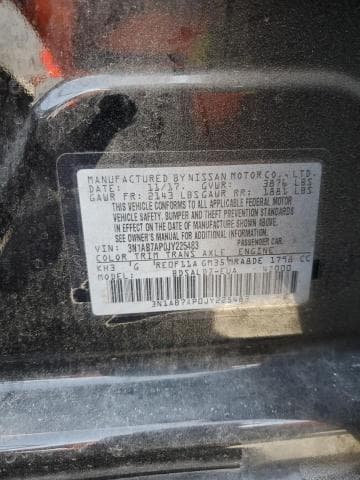 2018 NISSAN SENTRA S 12