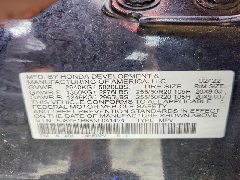 2022 ACURA MDX ADVANCE 13