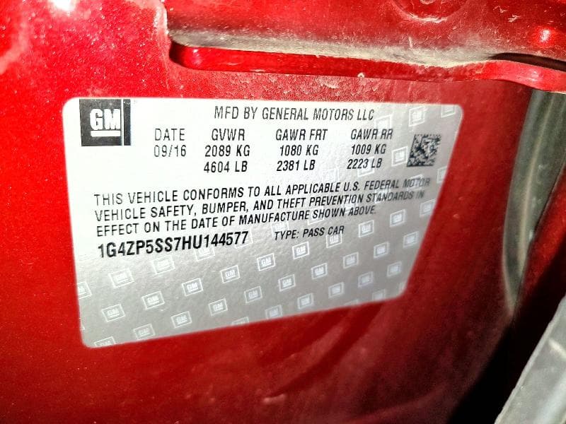 2017 BUICK LACROSSE ESSENCE 12