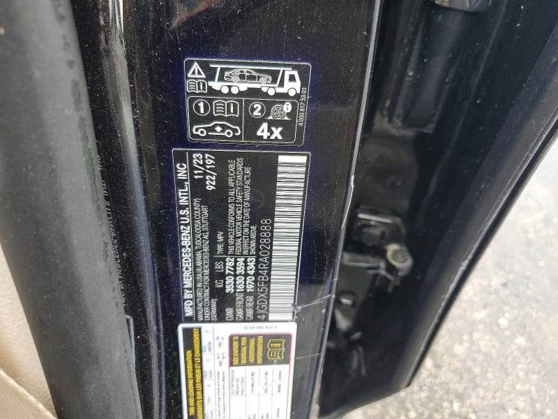 2024 MERCEDES-BENZ EQS SUV 680 4MATIC MAYBACH 12