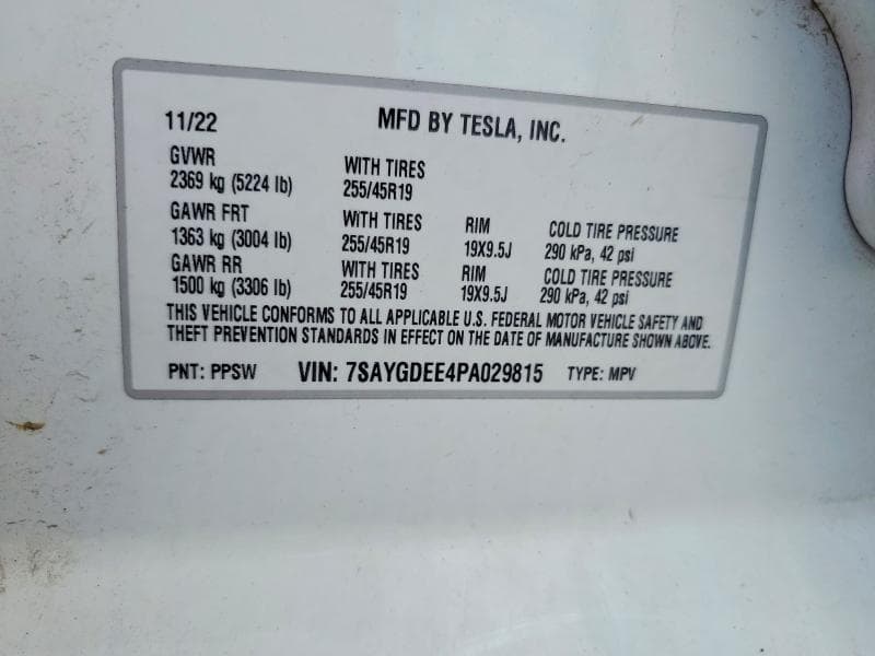 2023 TESLA MODEL Y 13