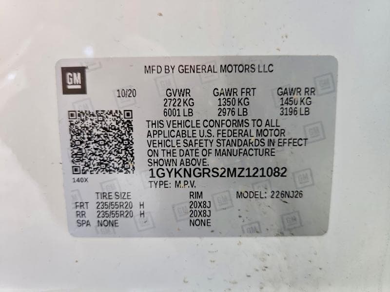 2021 CADILLAC XT5 14