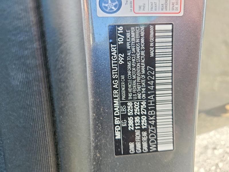 2017 MERCEDES-BENZ E 300 4MATIC 300 4MATIC 12
