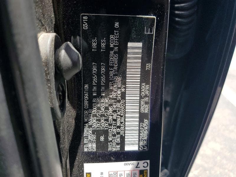 2018 TOYOTA 4RUNNER TRD PRO 13