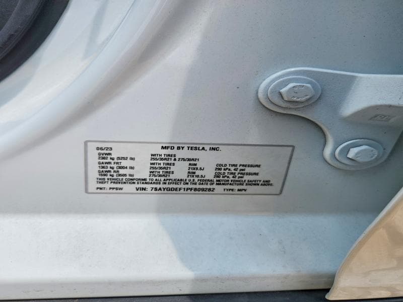 2023 TESLA MODEL Y 12
