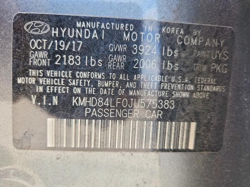 2018 HYUNDAI ELANTRA VALUE EDITION 13