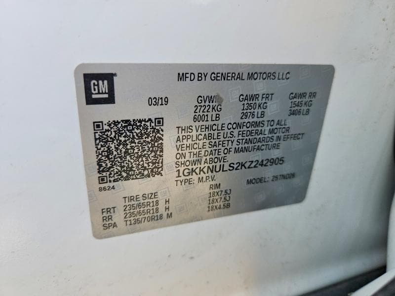 2019 GMC ACADIA SLT-1 12