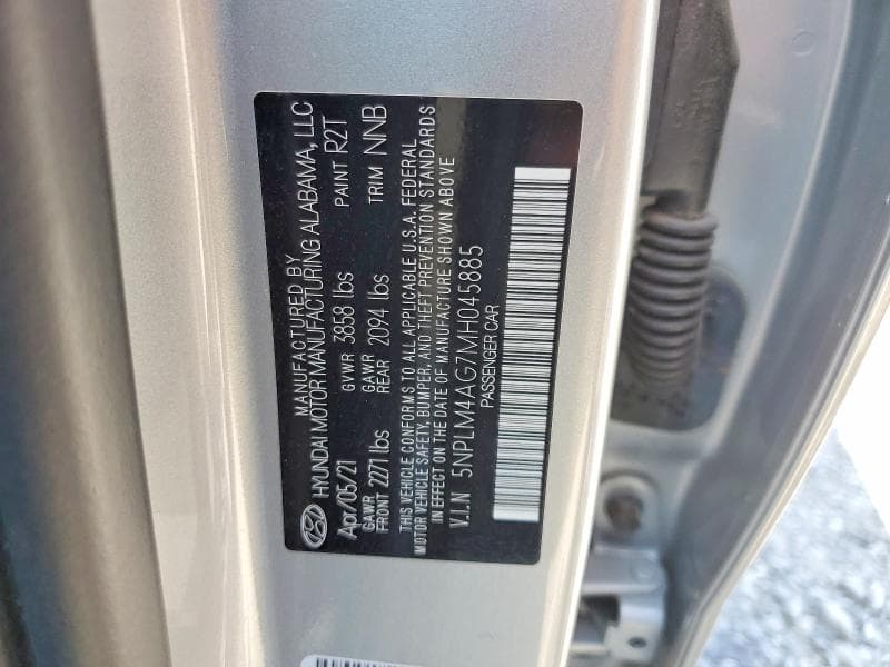 2021 HYUNDAI ELANTRA SEL 12