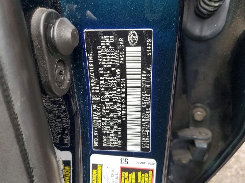 2018 TOYOTA CAMRY XSE V6 12
