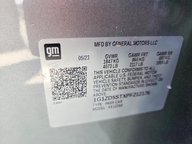 2023 CHEVROLET MALIBU LT 12