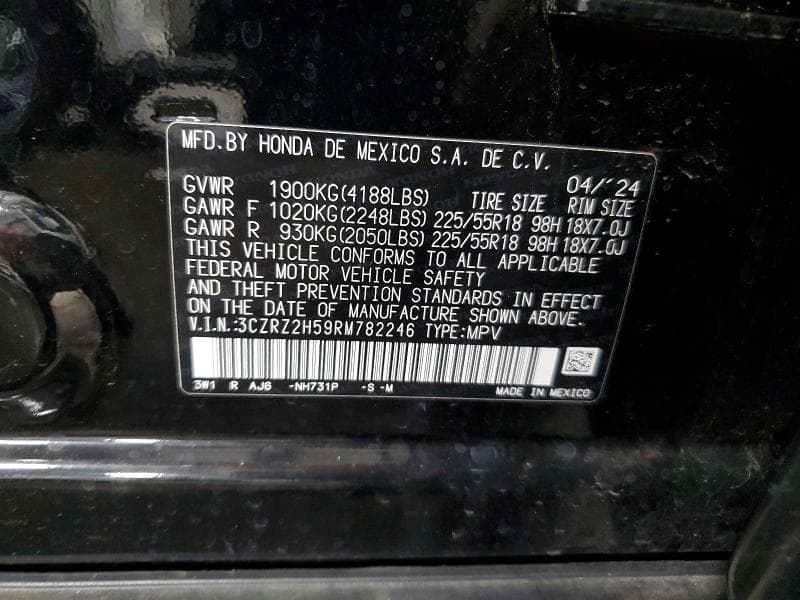 2024 HONDA HR-V SPORT SPORT 13
