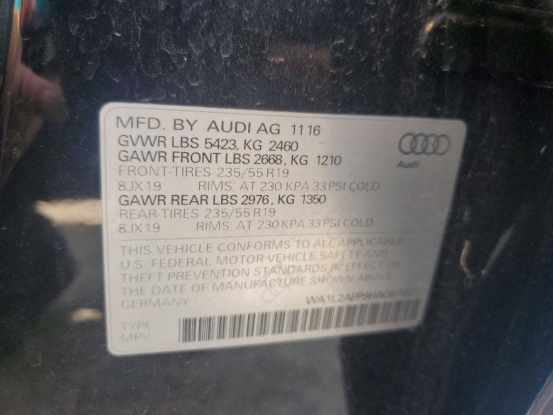 2017 AUDI Q5 PREMIUM PLUS 13